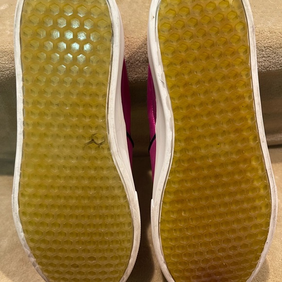 Authentic Celine slip-On Sneakers, round toes, left shoe has scuff seen on photo - Picture 9 of 16